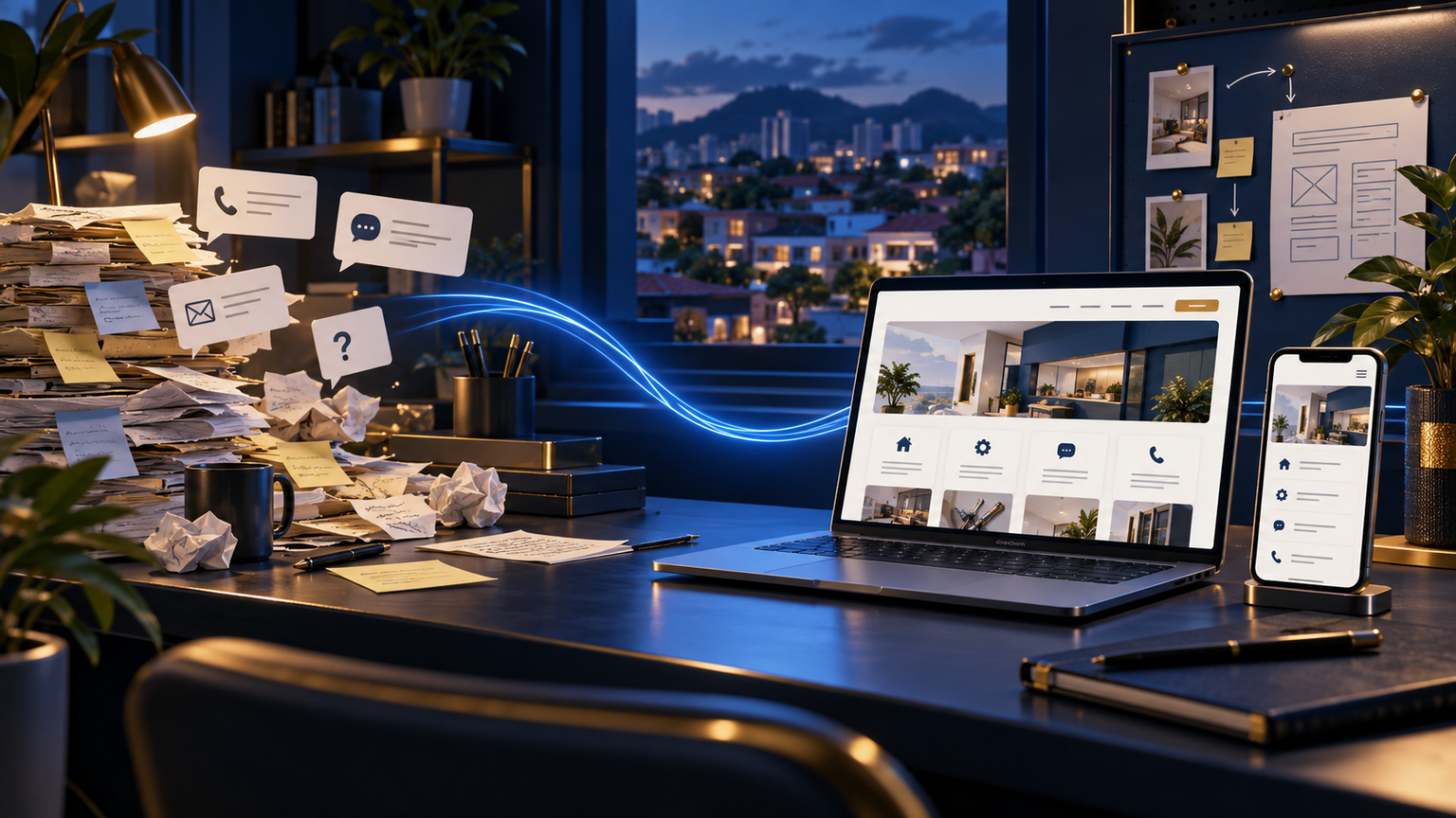 Fictional Setapak service business planning a clear responsive website from scattered enquiries