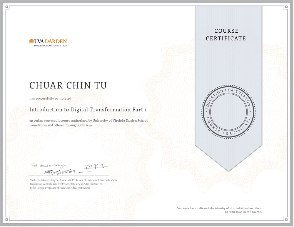 Introduction to Digital Transformation Part 1