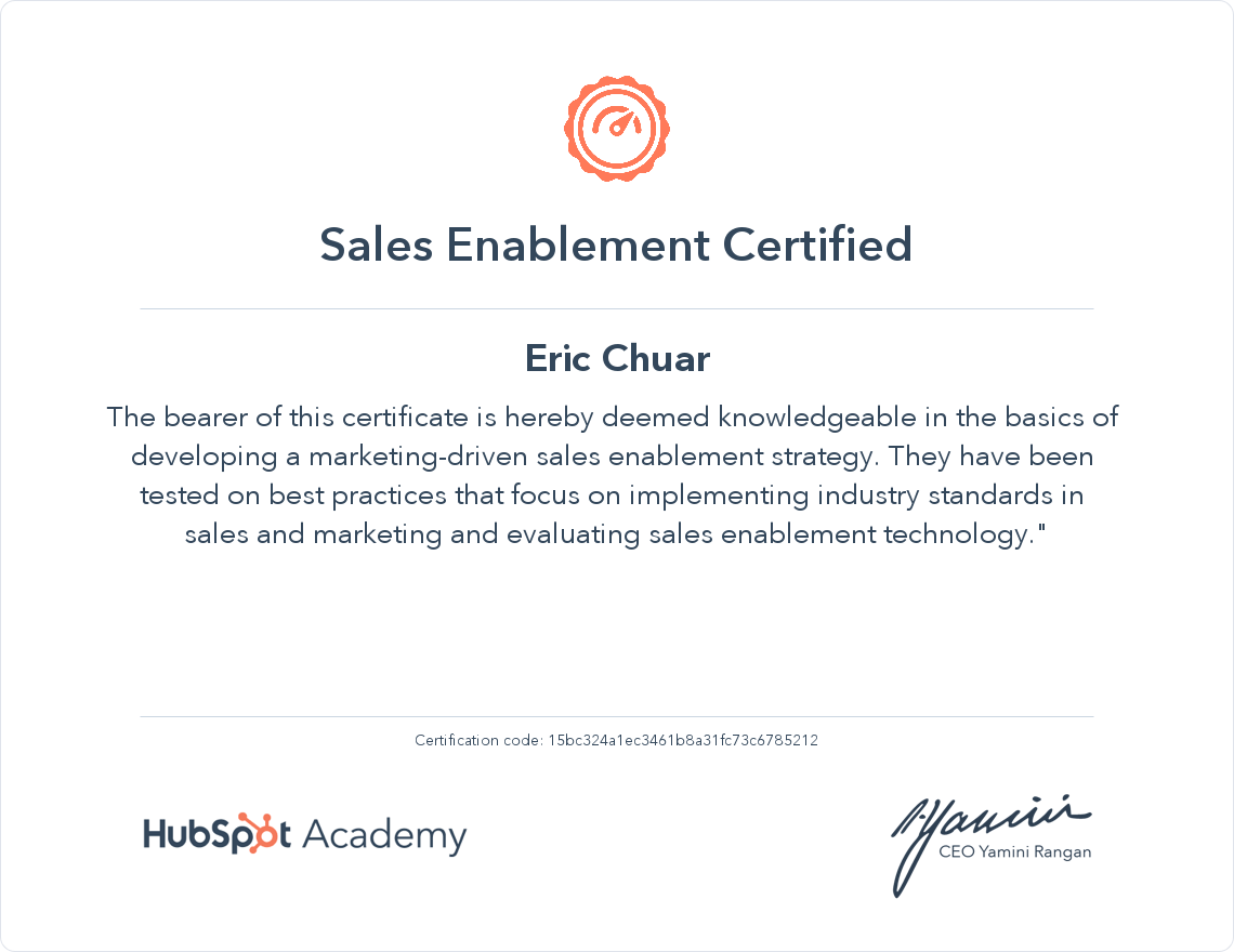 Sales Enablement